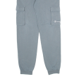 CHAMPION Boys Joggers Grey Tapered XL W28 L29 Online