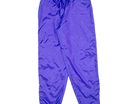 CEFIRO DESIGN Womens Track Pants Purple Tapered XL W26 L32 Online