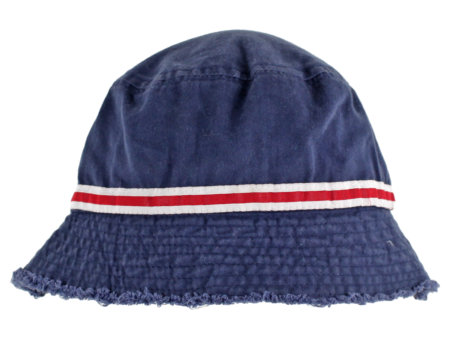 Boys Bucket Hat Blue Striped Online now