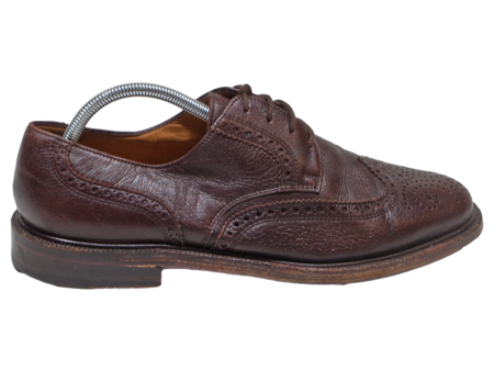 BALLY Oxford Shoes Brown Leather Mens UK 9.5 For Discount