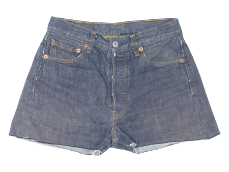 LEVI S 501 Cut-Off Womens Denim Shorts Blue M W29 Online now