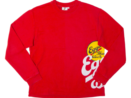 EGGERBIER Mens Sweatshirt Red S Cheap