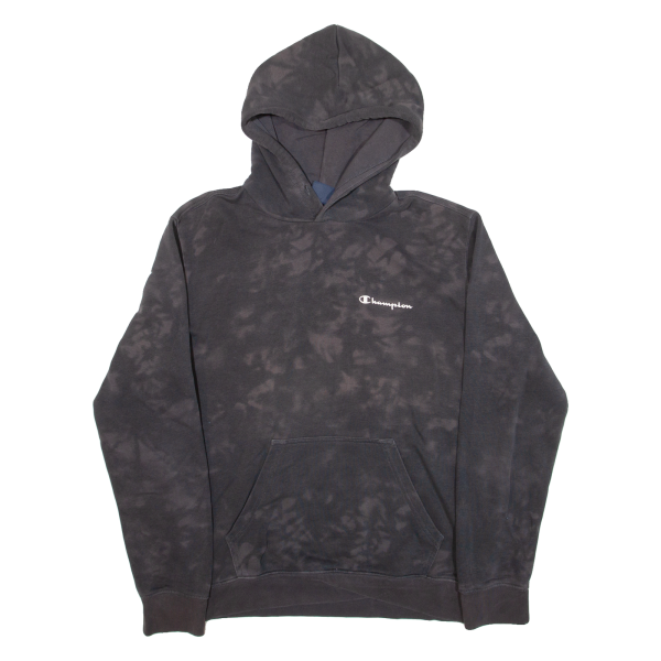 CHAMPION Bleached Mens Black Hoodie M Online Hot Sale