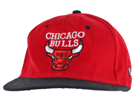 MITCHELL & NESS Chicago Bulls Mens Snapback Cap Red For Discount