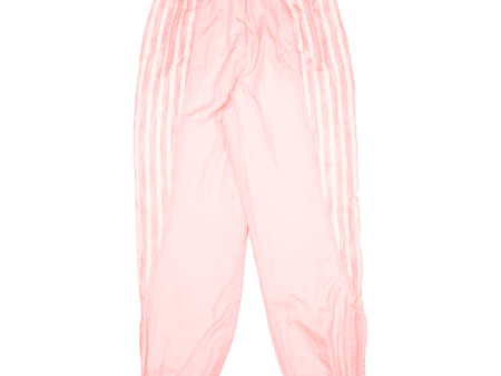 ADIDAS Womens Track Pants Pink Tapered M W26 L30 For Cheap