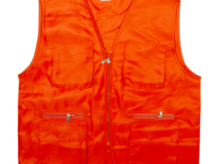 Utility Mens Workwear Gilet Orange XL on Sale