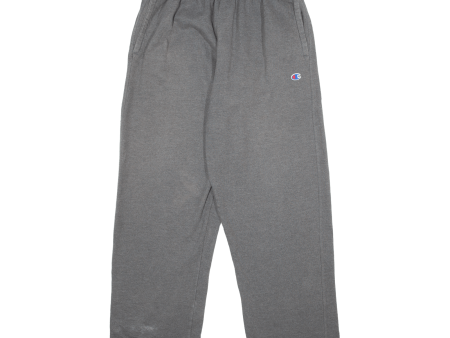 CHAMPION Mens Sweatpants Grey Straight L W28 L30 Cheap