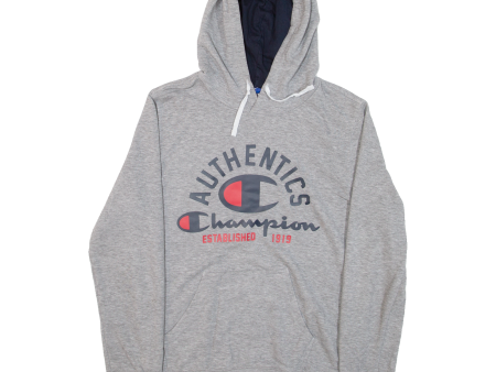 CHAMPION Mens Grey Hoodie S For Cheap