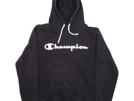 CHAMPION Mens Black Hoodie S on Sale