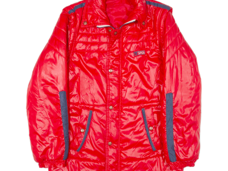 SAGI Insulated Zip-off Mens Coat Red M Sale