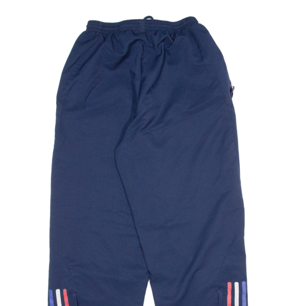 ADIDAS France Boys Track Pants Blue Tapered L W24 L28 Supply