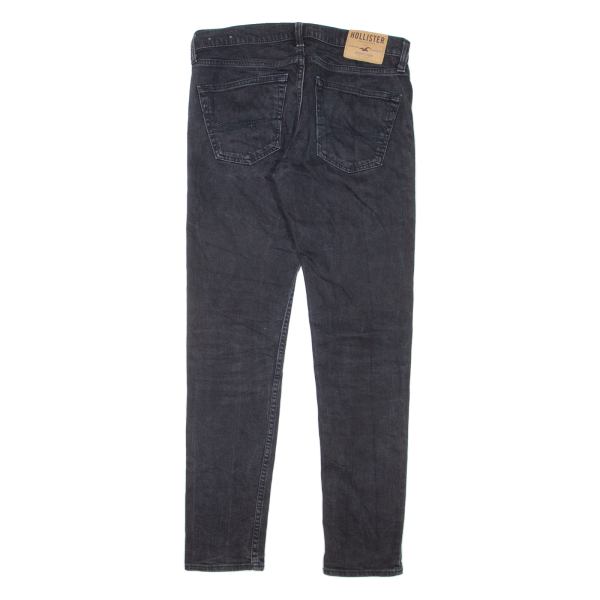 HOLLISTER Mens Jeans Black Slim Skinny W31 L32 Sale