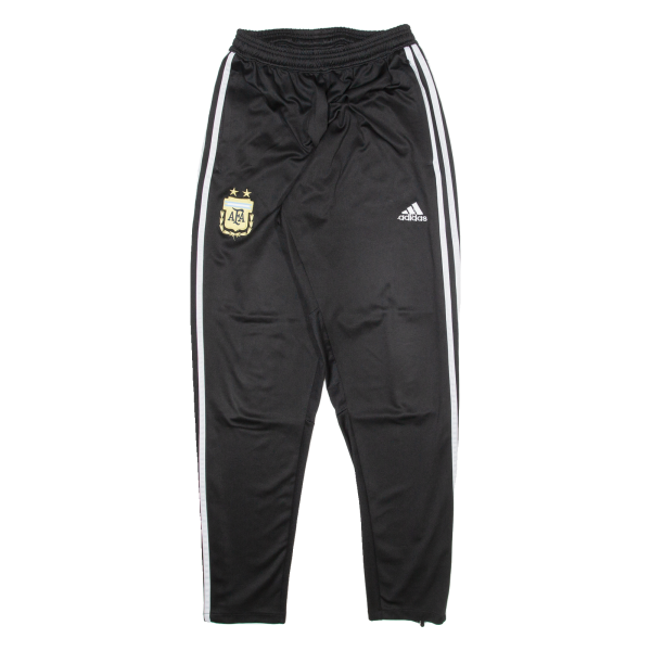 ADIDAS Argentina Boys Track Pants Black Tapered M W22 L29 Sale