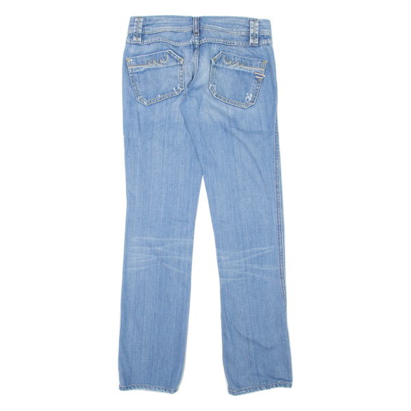 DIESEL Womens Jeans Blue Slim Straight Stone Wash W26 L31 on Sale