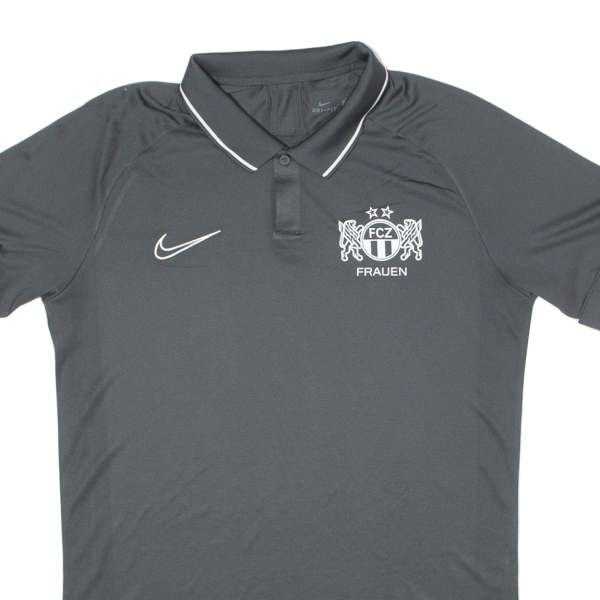 NIKE FC Zurich Women s Mens Polo Shirt Grey L Supply