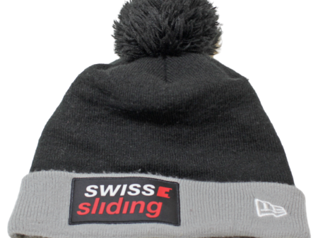 NEW ERA Swiss Sliding Mens Beanie Black Colourblock Hot on Sale