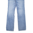 HEAVEN S Womens Jeans Blue Regular Straight Stone Wash W27 L33 Online Sale