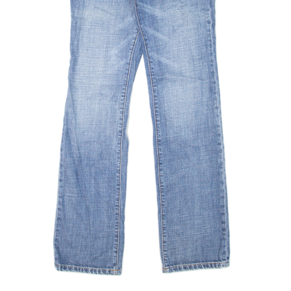 HEAVEN S Womens Jeans Blue Regular Straight Stone Wash W27 L33 Online Sale