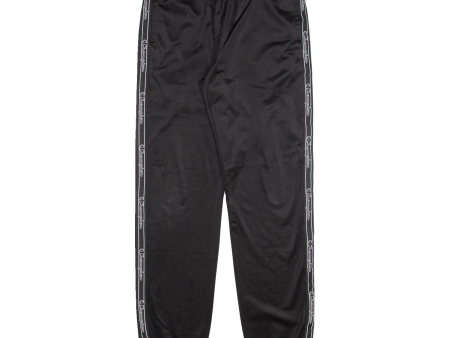 CHAMPION Boys Track Pants Black Tapered XL W28 L30 For Cheap