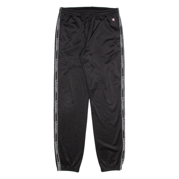 CHAMPION Boys Track Pants Black Tapered XL W28 L30 For Cheap