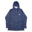 PENFIELD Womens Rain Jacket Blue Hooded L For Discount