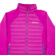 COLUMBIA Lightweight Insulated Womens Puffer Jacket Pink L Online Hot Sale