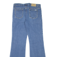 BULLDOZER Womens Jeans Blue Relaxed Flared W33 L32 Online