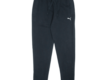 PUMA Mens Joggers Black Tapered M W28 L32 For Cheap