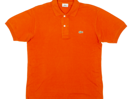 LACOSTE Mens Polo Shirt Orange S For Discount