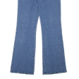 BULLDOZER Womens Jeans Blue Relaxed Flared W33 L32 Online