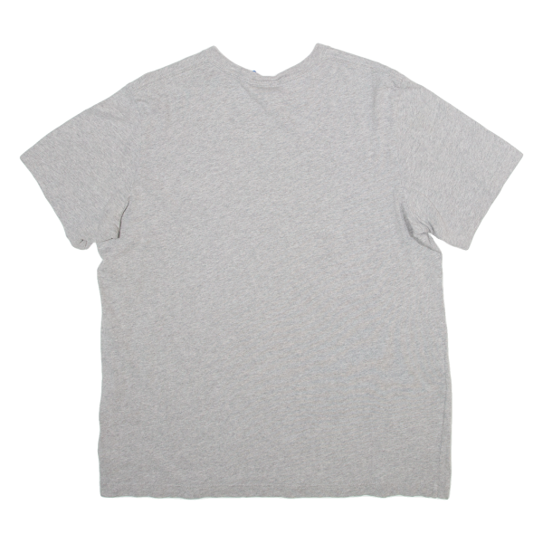 ADIDAS Mens T-Shirt Grey L Fashion