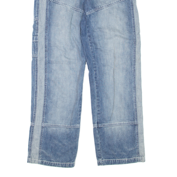 C&A Carpenter Boys Jeans Blue Loose Straight Stone Wash W29 L30 Online now