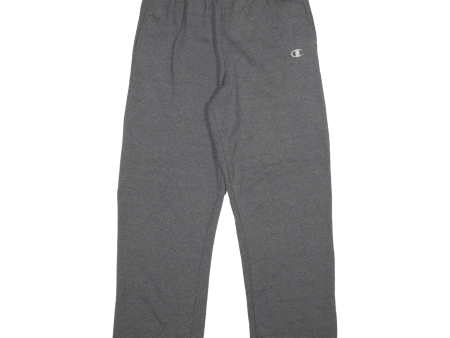 CHAMPION Mens Sweatpants Grey Straight L W30 L32 Sale