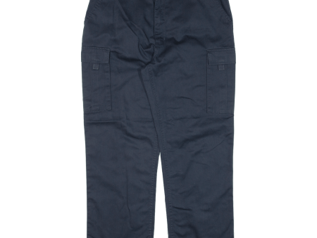 ARTIME Cargo Mens Trousers Blue Relaxed Straight W34 L28 Online now