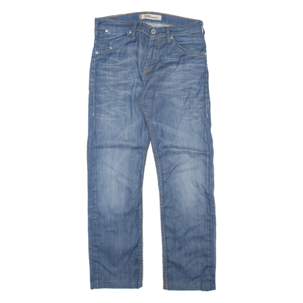 LEVI S 504 Jeans Mens Blue Regular Straight W29 L28 Sale