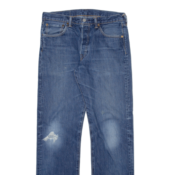 LEVI S 501 Jeans Mens Blue Regular Straight W33 L34 Online Sale