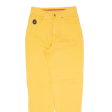 TRUSSARDI JEANS Womens Jeans Yellow Regular Tapered W26 L31 Online