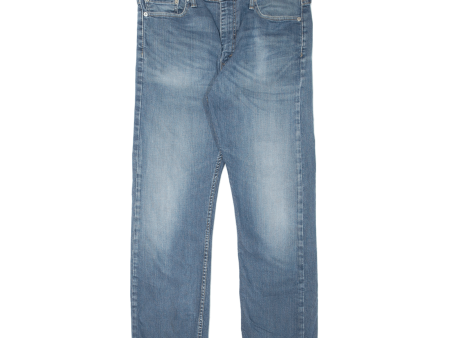 LEVI S 513 Jeans Mens Blue Slim Straight Stone Wash W33 L27 Hot on Sale