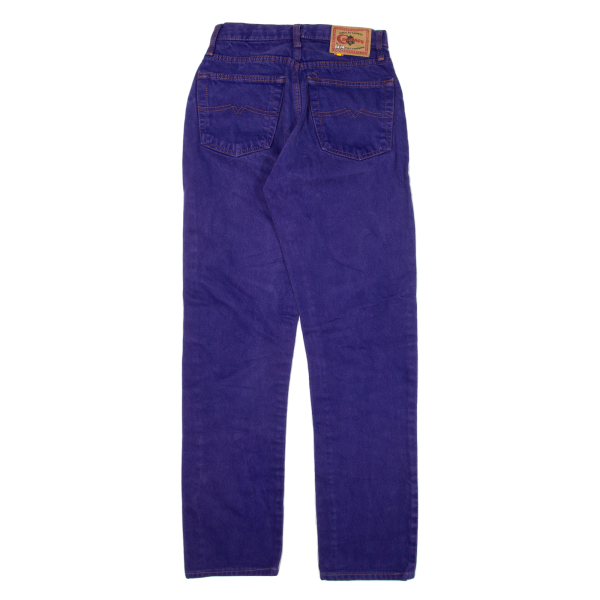 CIMARRON Womens Jeans Purple Regular Straight W24 L28 Hot on Sale