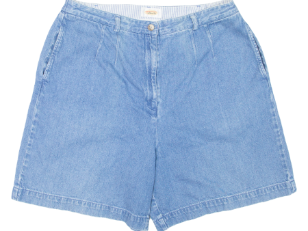 TALBOTS Womens Denim Shorts Blue 90s M W31 Online now