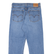 LEVI S Womens Jeans Blue Regular Straight Stone Wash W30 L25 Online Hot Sale