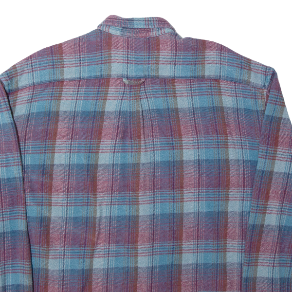 ASOS Mens Shirt Blue Check Long Sleeve S Sale