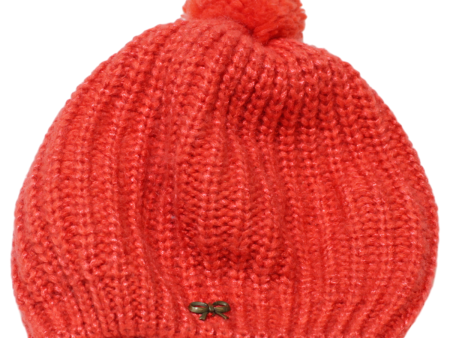 H&M Bobble Womens Beanie Red Discount