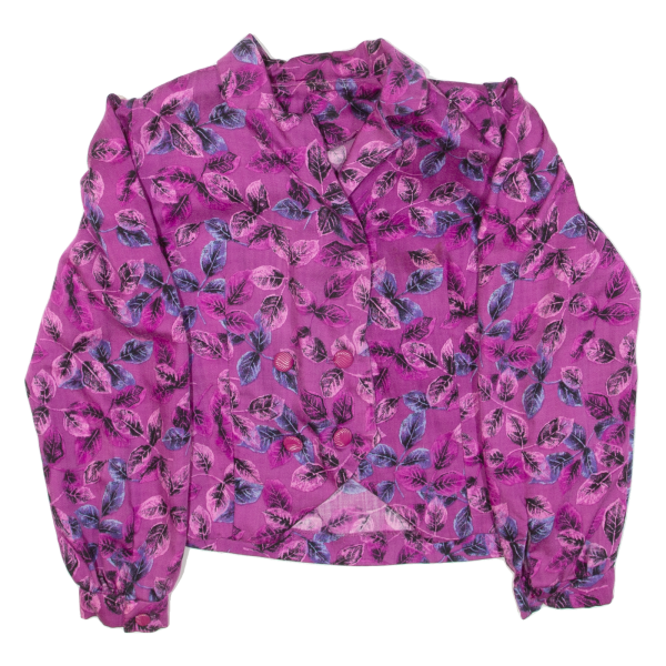 Womens Shirt Pink Floral Long Sleeve M Online Sale