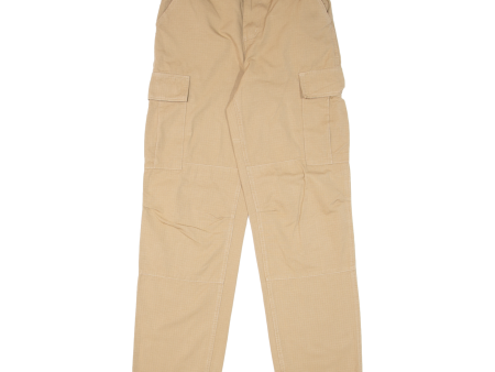 BAE Cargo Womens Trousers Beige Relaxed Tapered W26 L30 Online now