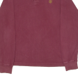 TIMBERLAND Mens Polo Shirt Maroon Long Sleeve M Fashion