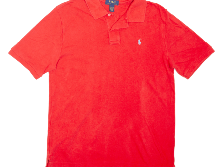 POLO RALPH LAUREN Mens Polo Shirt Orange XL Cheap