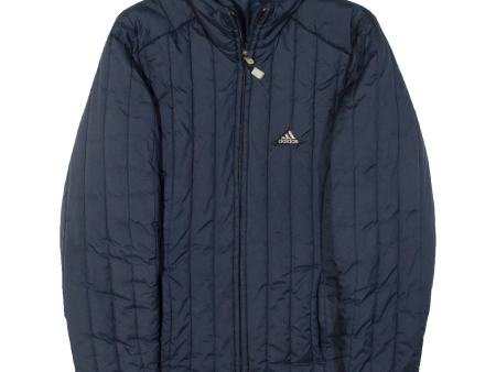 ADIDAS Lightweight Insulated Womens Puffer Jacket Blue UK 10 Online Sale