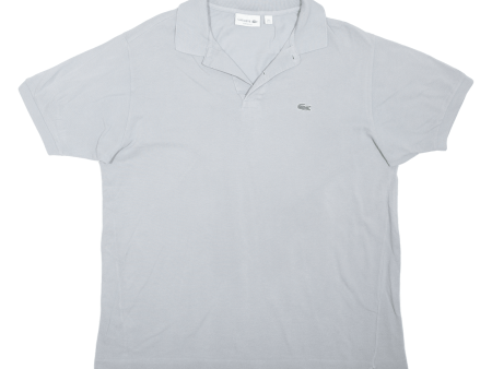 LACOSTE Mens Polo Shirt Grey XL on Sale