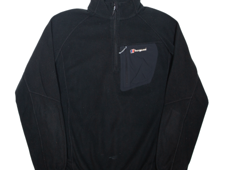 BERGHAUS Mens Fleece Black 1 4 Zip XL For Cheap